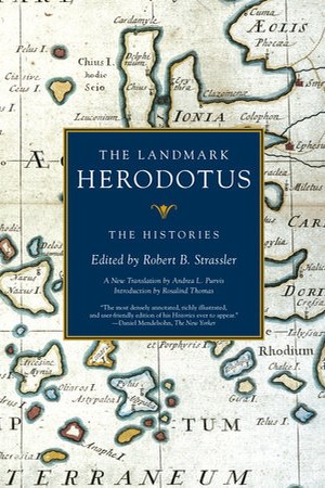 Cover of the Landmark Herodotus, translated by Andrea L. Purvis
