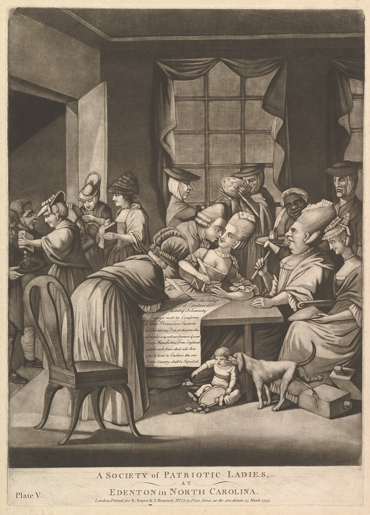 A Society of Patriotic Ladies, at Edenton in North Carolina (London, 1775)